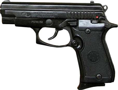 Plynová pistole Ekol P29 černá cal.9mm