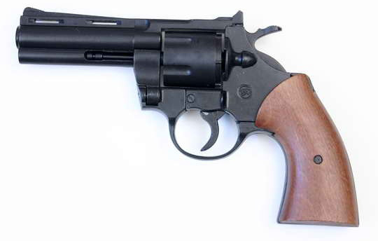 Plynový revolver Bruni Magnum 380 Python černý cal.9mm