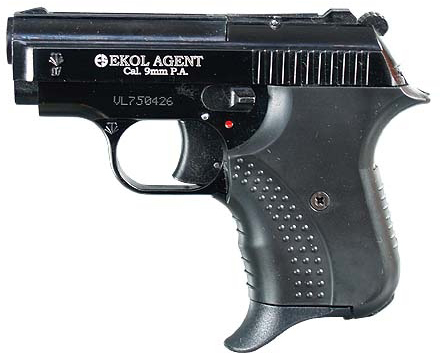 Plynová pistole Ekol Agent Volga černá cal.9mm