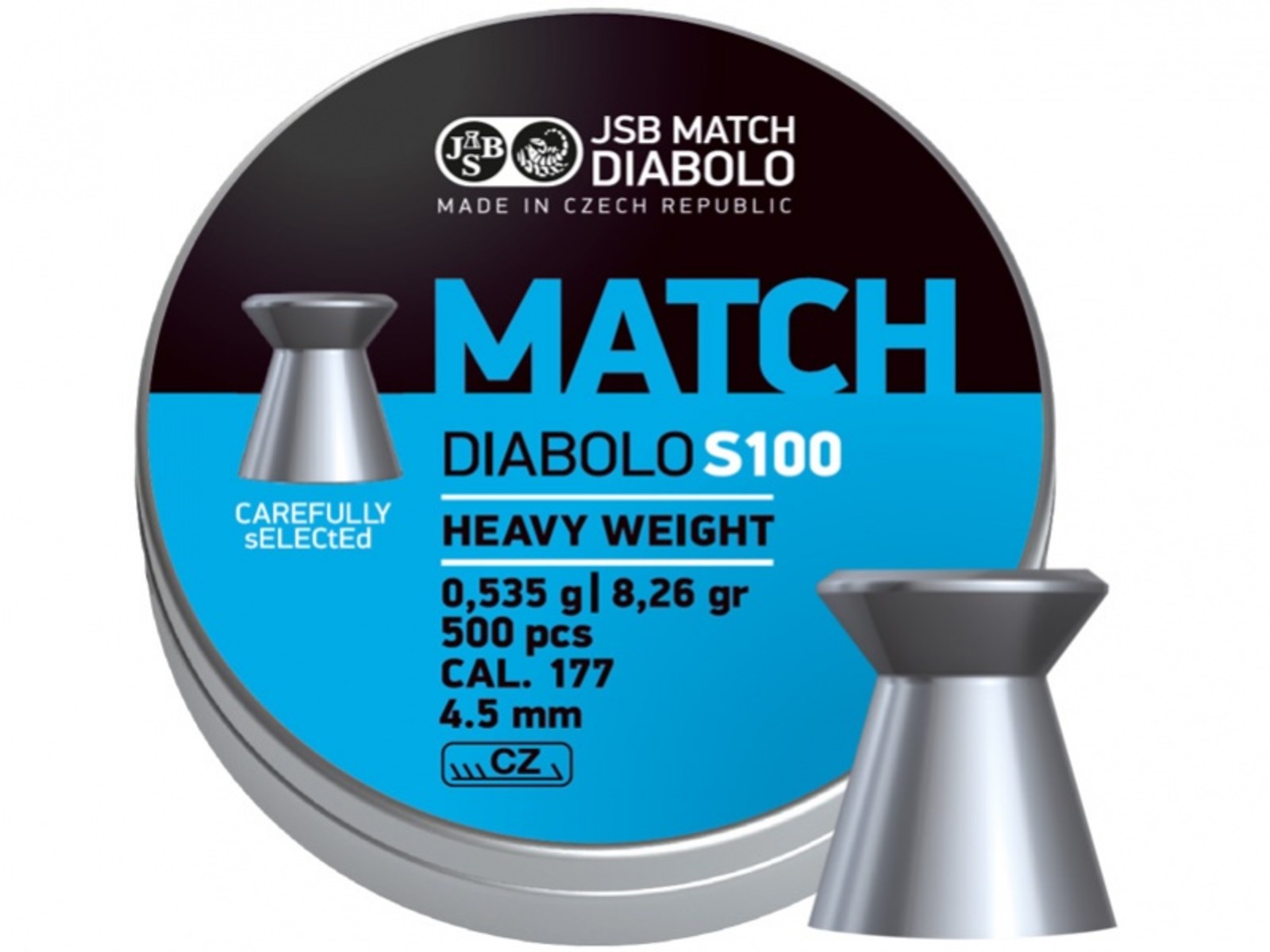 Diabolo JSB Match S100 500ks cal.4,5mm