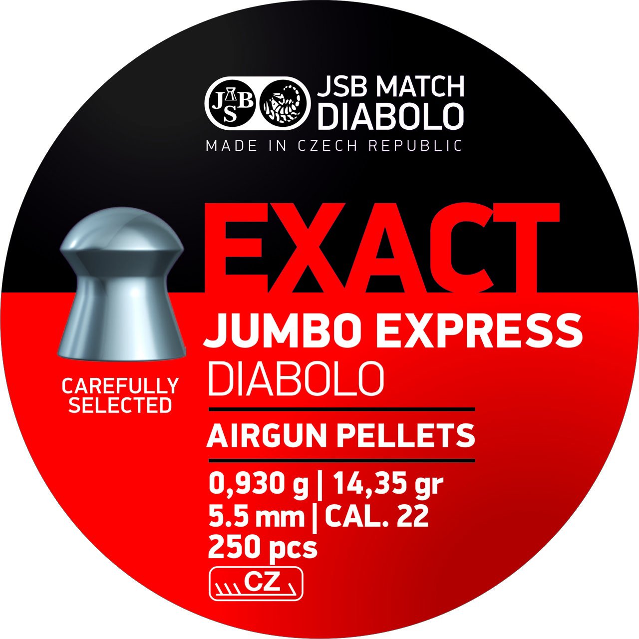 Diabolo JSB Exact Jumbo Express 250ks cal.5,52mm