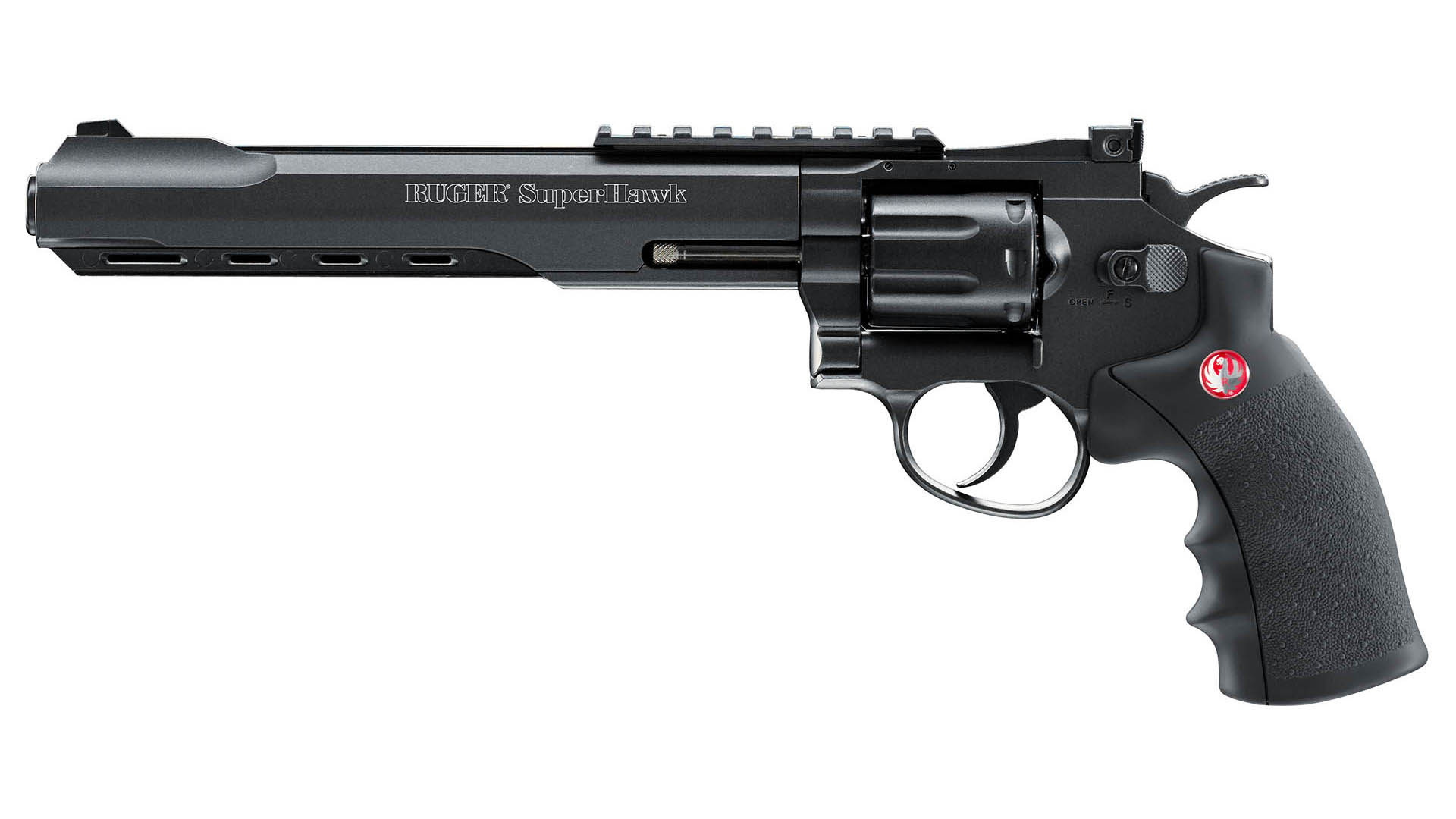 Airsoft Revolver Ruger SuperHawk 8" černý AGCO2