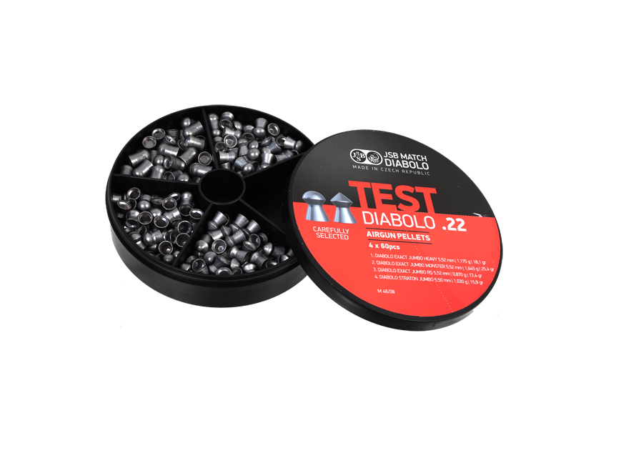 Diabolo JSB Exact Jumbo TEST pro pušku .22