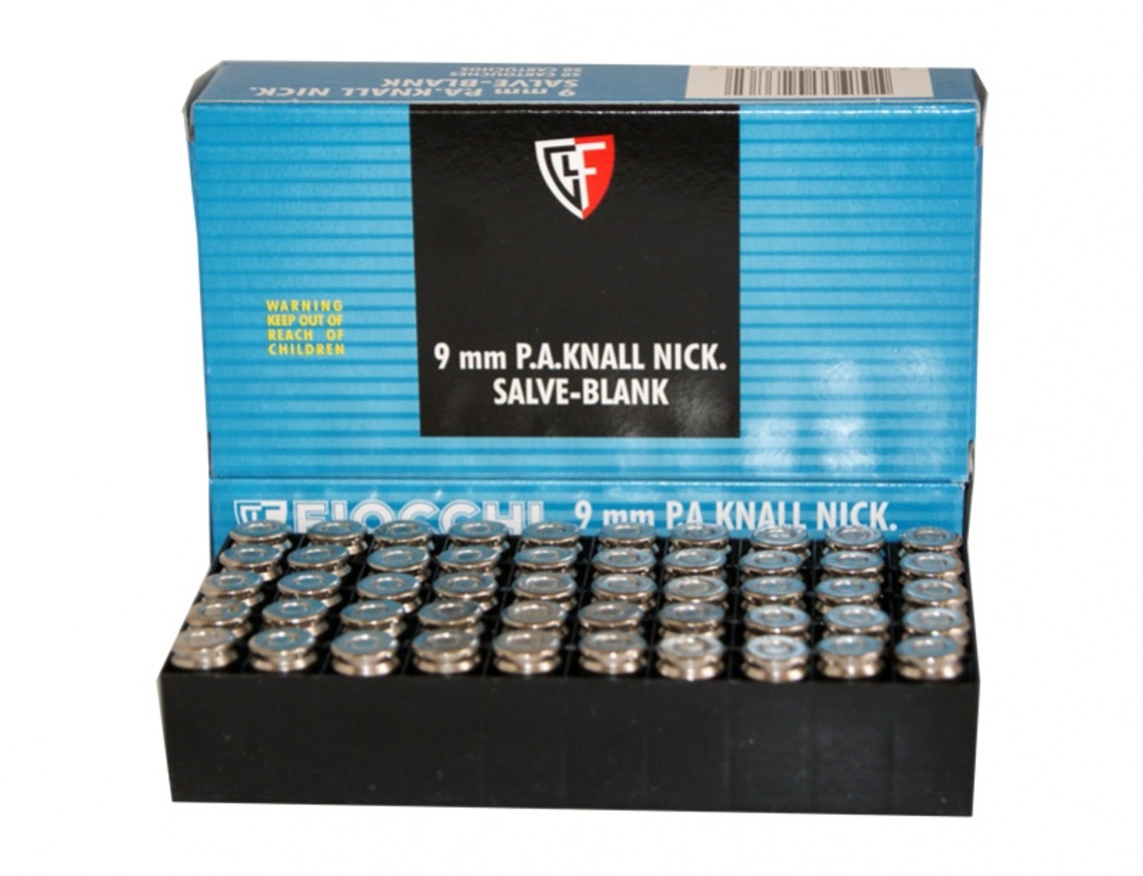 Startovací náboje 9mm pistole 50ks Fiocchi