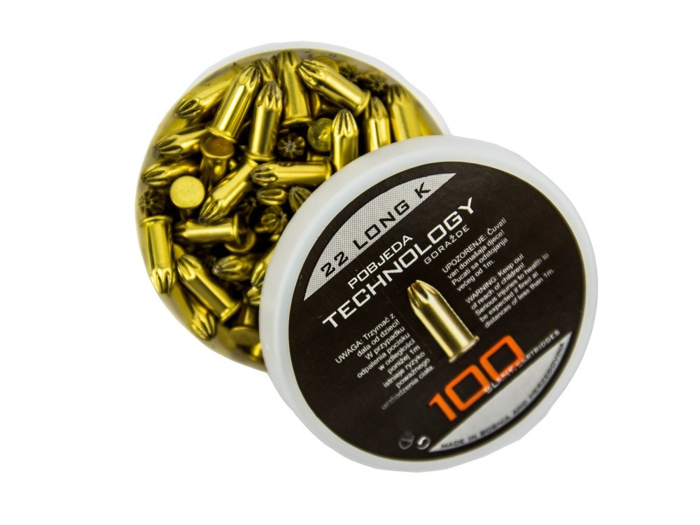 Startovací náboje 6mm Long revolver 100ks Pobjeda