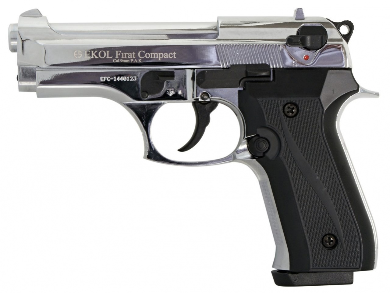 Plynová pistole Ekol Firat Compact chrom cal.9mm