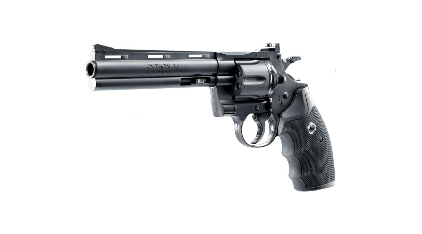 Vzduchový revolver Colt Python 6" černý DIABOLO/BB