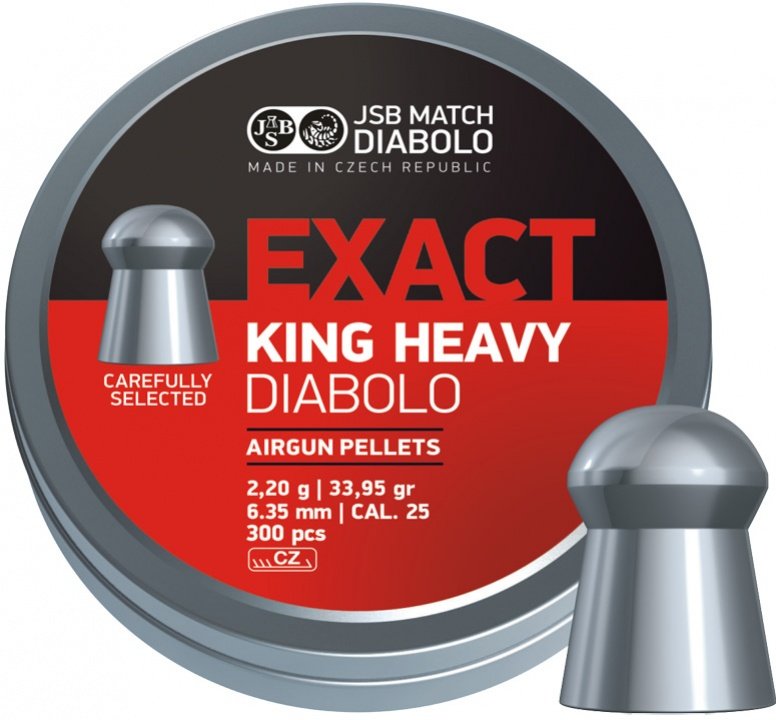 Diabolo JSB Exact King Heavy 300ks cal.6,35mm