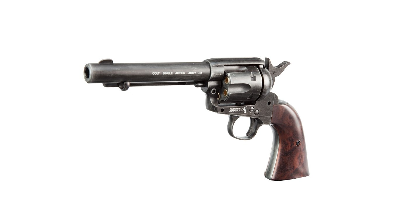 Vzduchový revolver Colt Single Action Army SAA .45 Antique