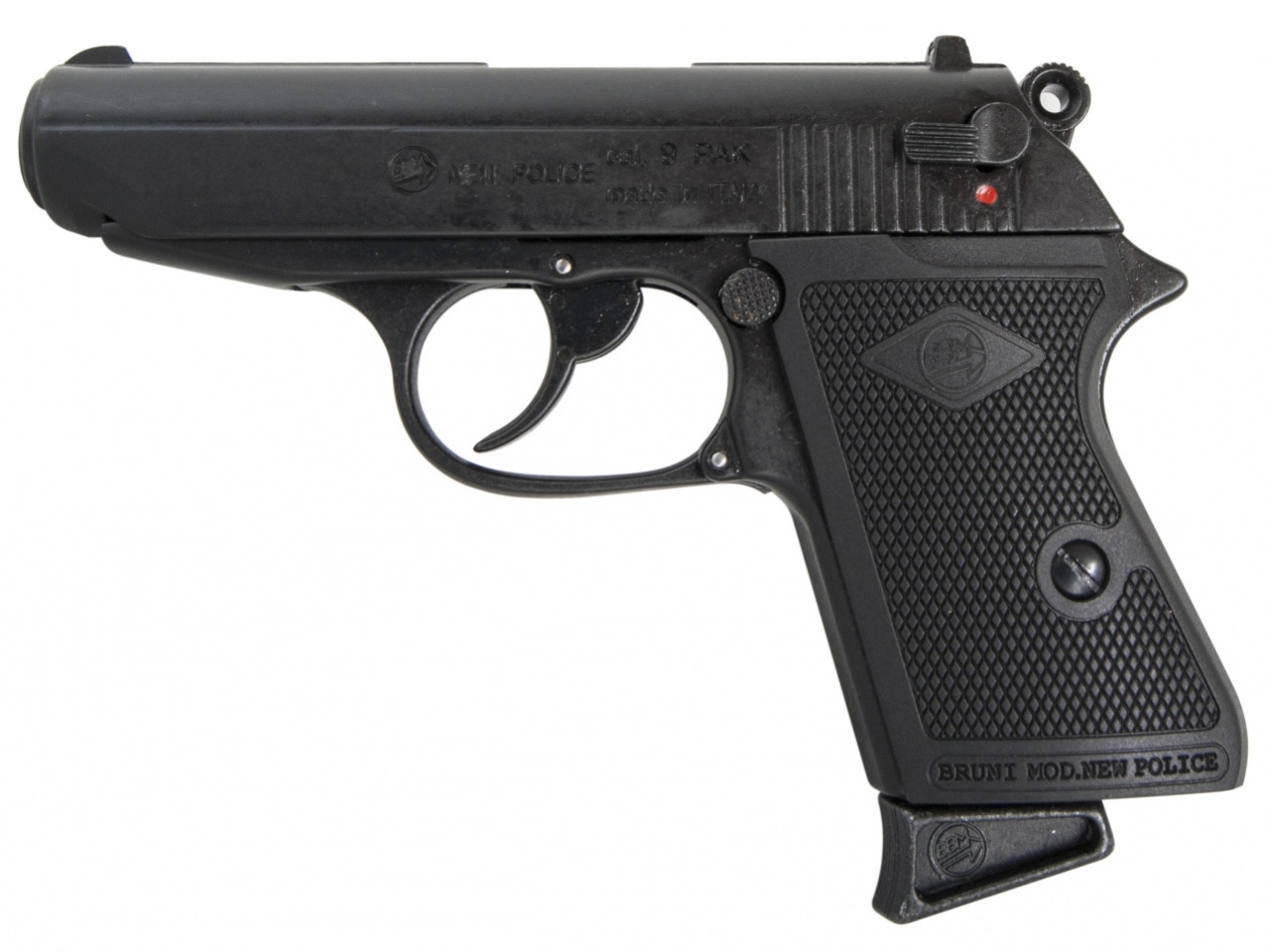 Plynová pistole Bruni NEW Police černá cal.9mm