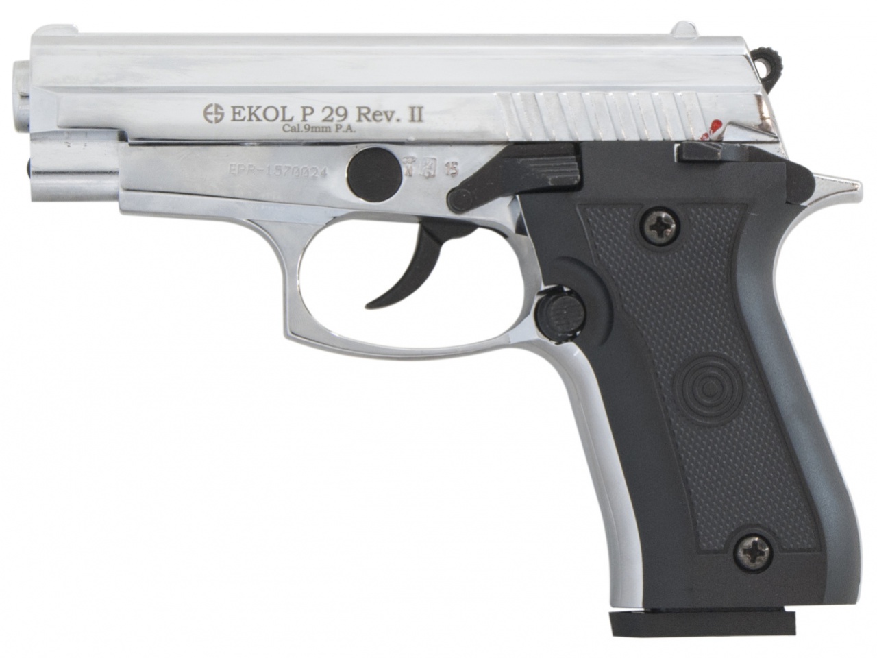 Plynová pistole Ekol P29 REV II chrom cal.9mm