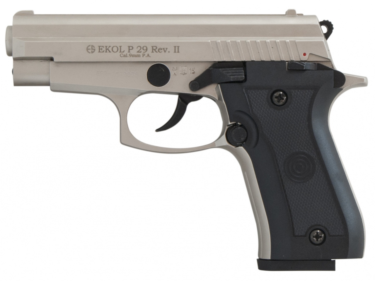 Plynová pistole Ekol P29 REV II satén cal.9mm
