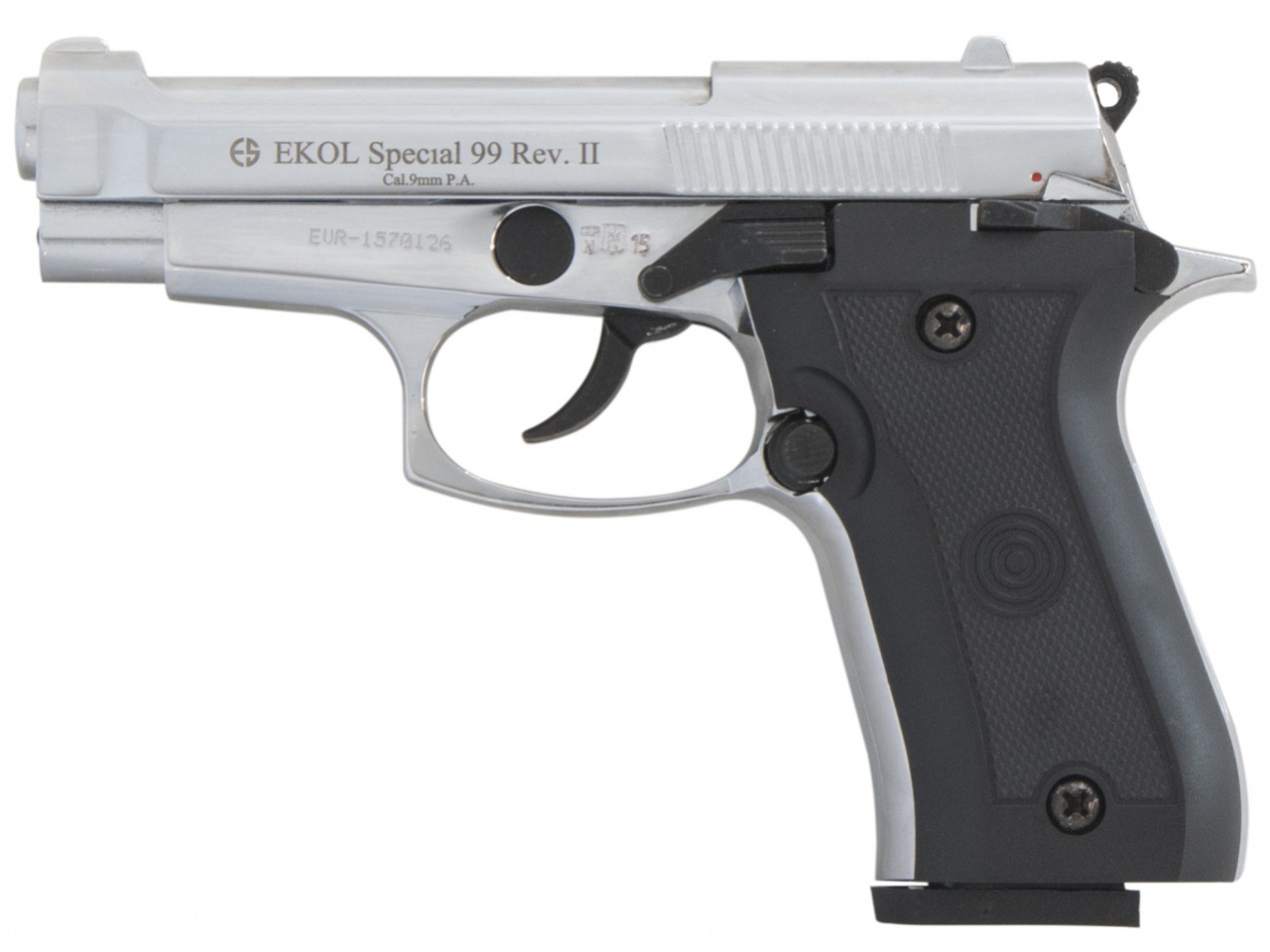 Plynová pistole Ekol Special 99 REV II chrom cal.9mm