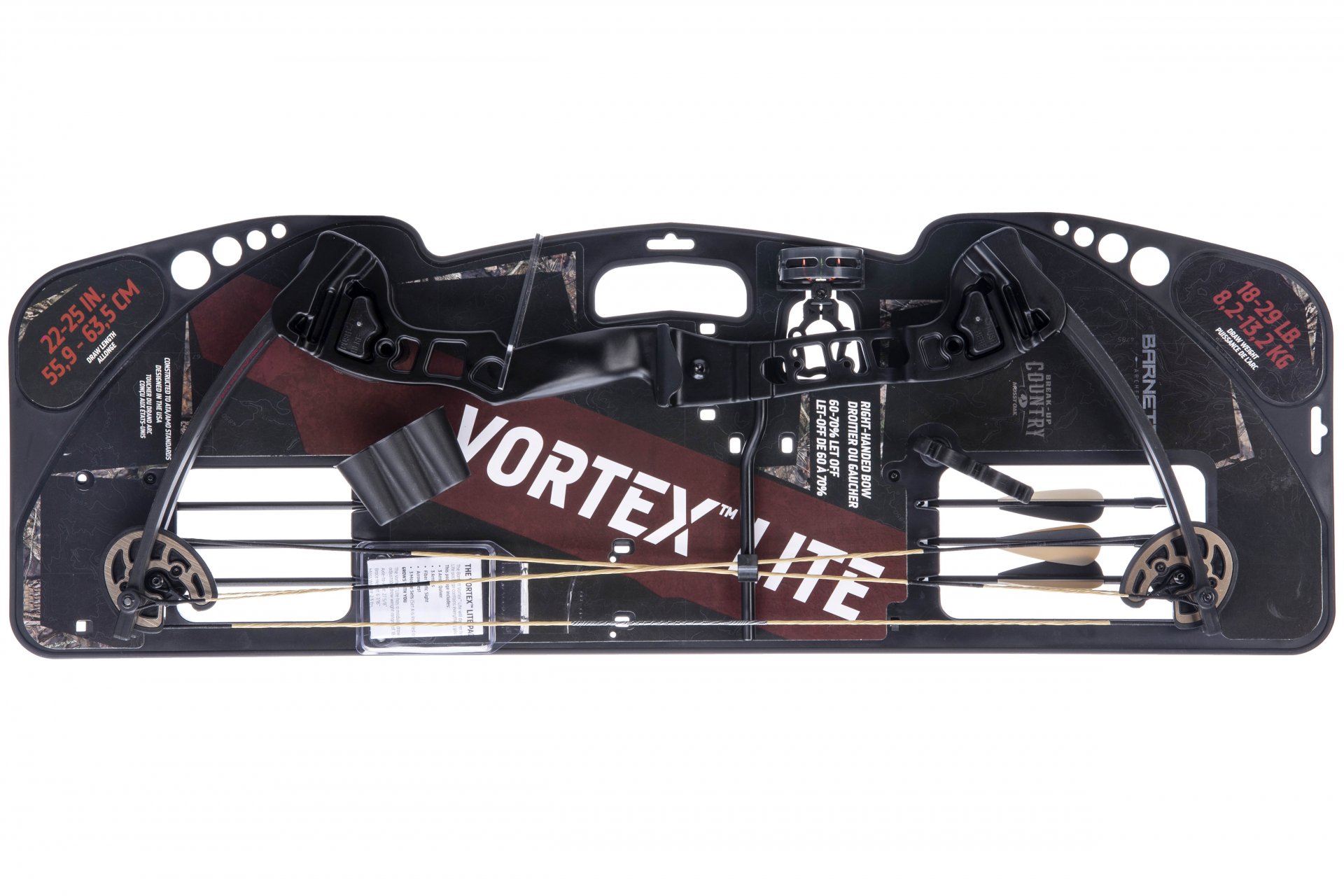 Luk Barnett Vortex Lite kladkový 18-29lb černý