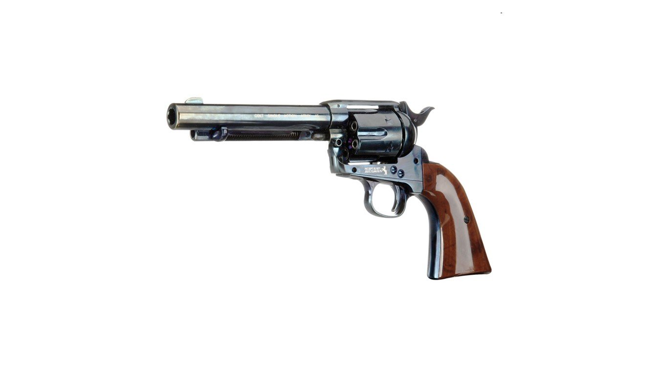 Vzduchový revolver Colt SAA .45 Diabolo Blued