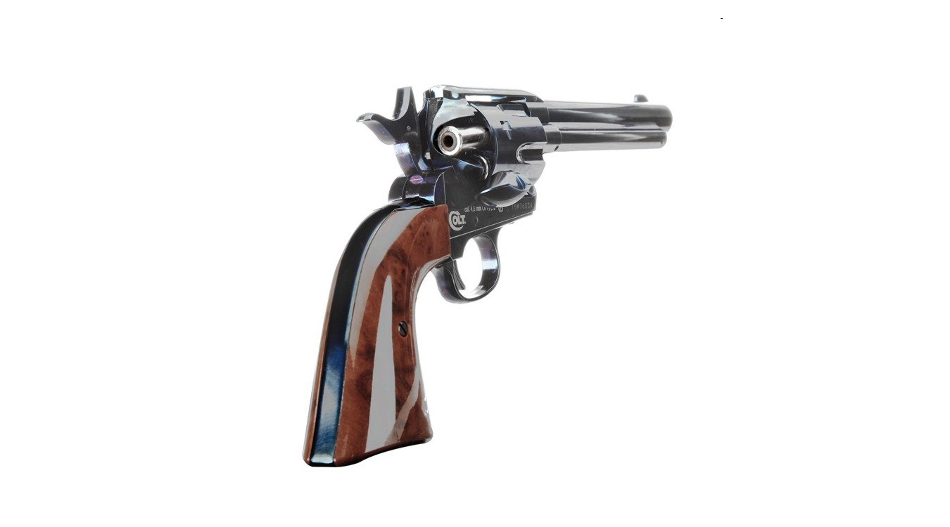 Vzduchový revolver Colt SAA .45 Diabolo Blued