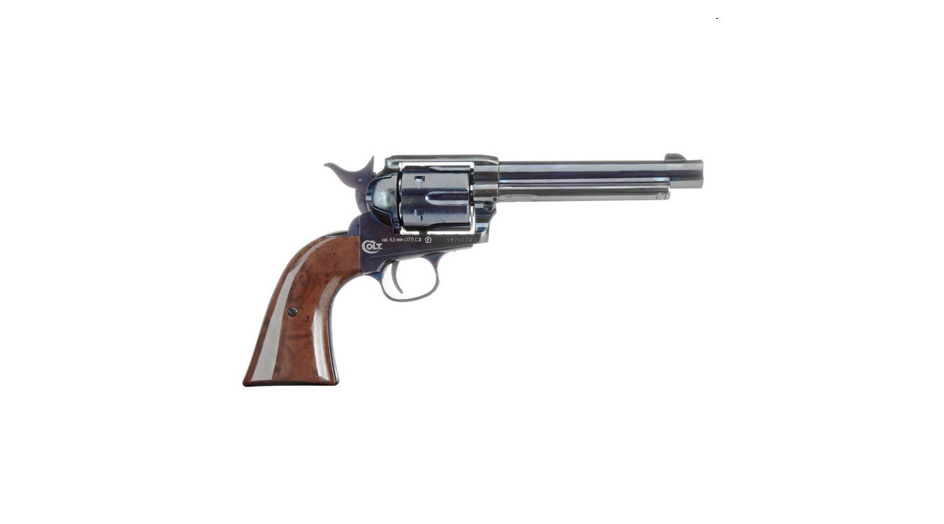 Vzduchový revolver Colt SAA .45 Diabolo Blued