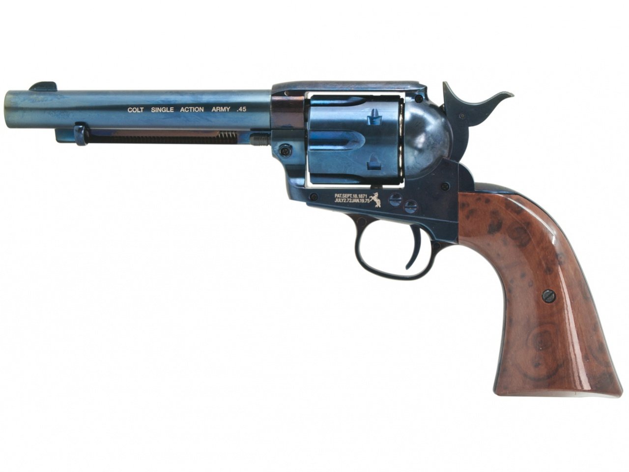 Vzduchový revolver Colt SAA .45 Diabolo Blued