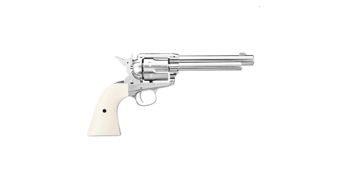 Vzduchový revolver Colt SAA .45 Diabolo nikl