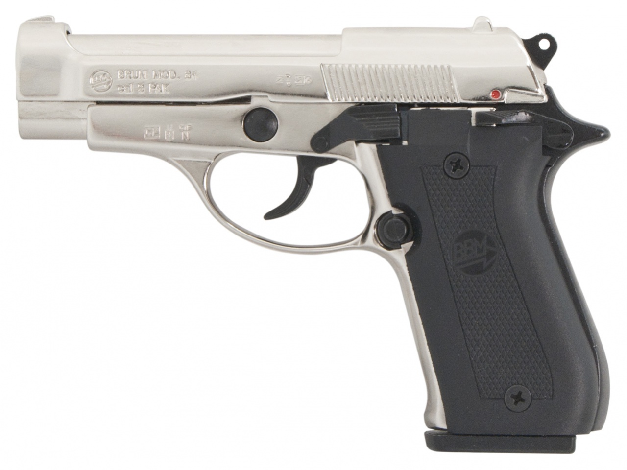 Plynová pistole Bruni 84 chrom cal.9mm