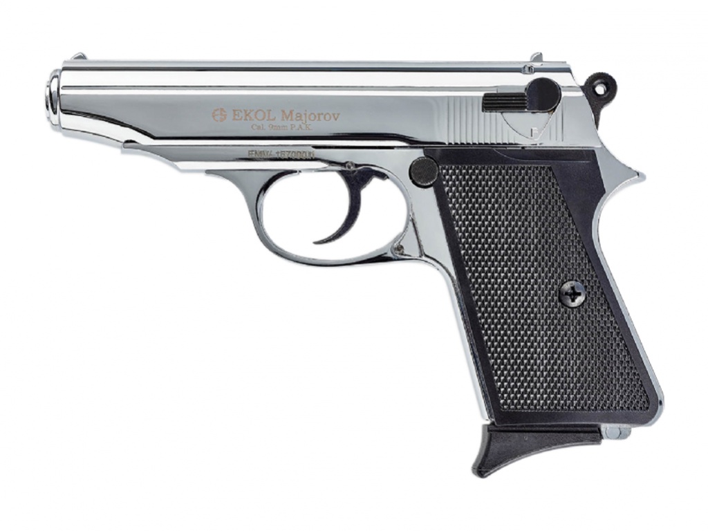 Plynová pistole Ekol Majarov chrom cal.9mm
