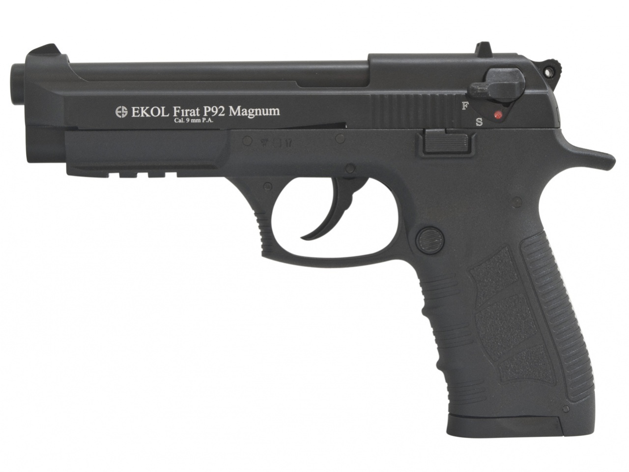 Plynová pistole Ekol Firat Magnum P92 černá cal.9mm