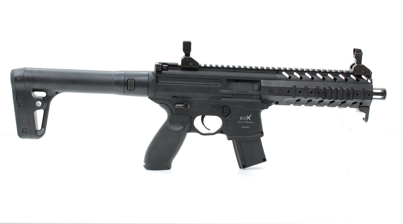 Vzduchový samopal Sig Sauer MPX černý