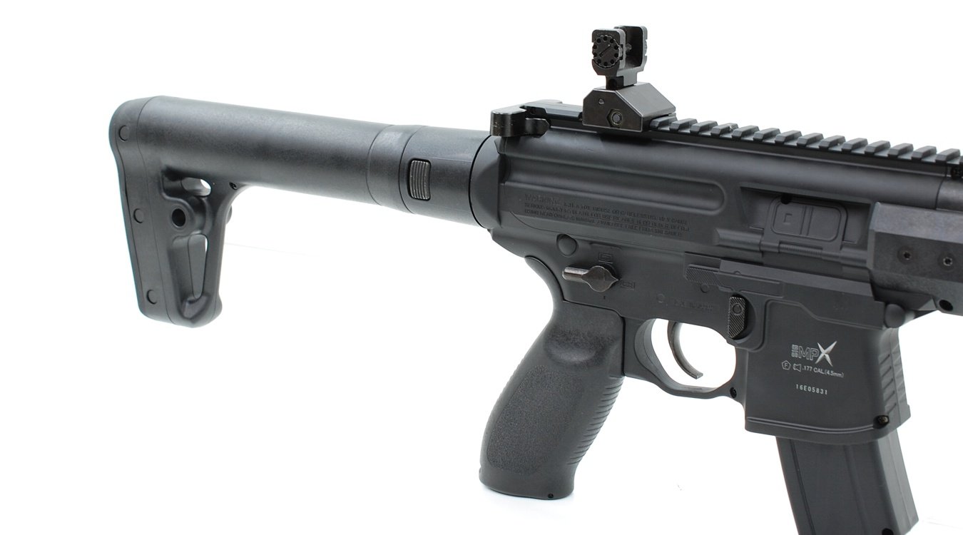 Vzduchový samopal Sig Sauer MPX černý