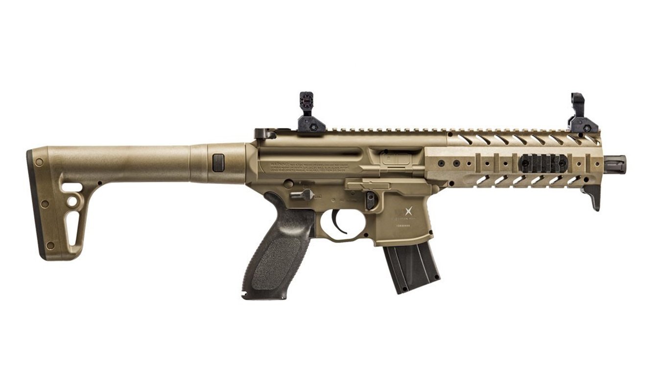 Vzduchový samopal Sig Sauer MPX FDE