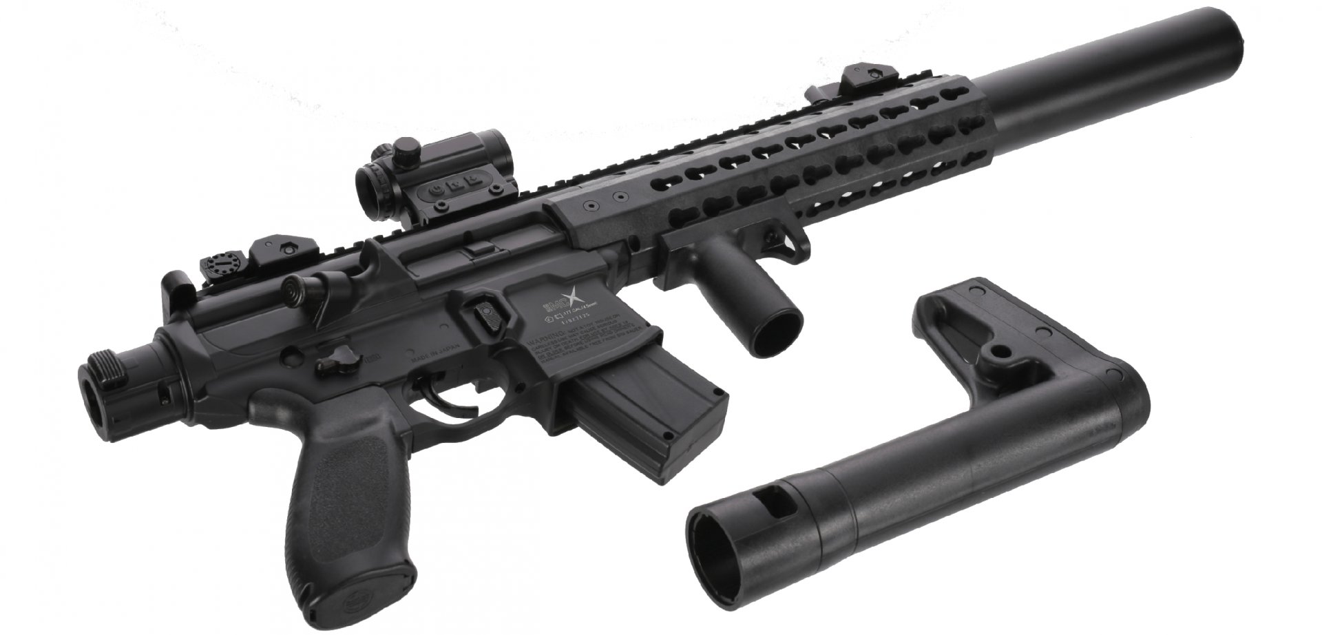 Vzduchový samopal Sig Sauer MCX Red Dot černý