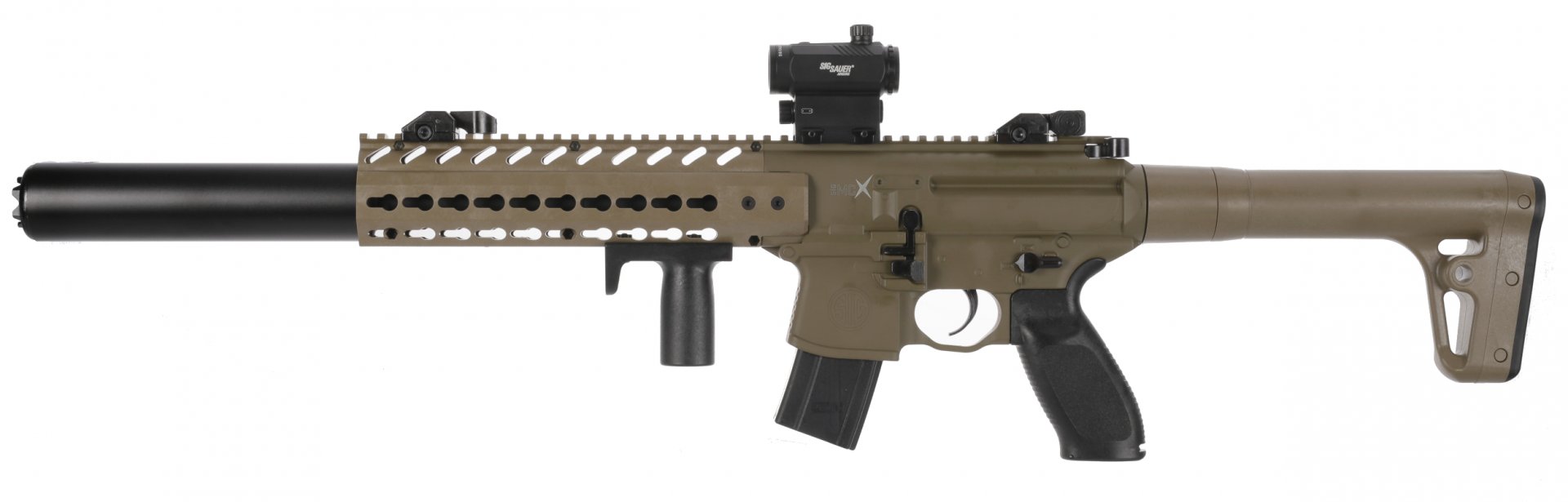Vzduchový samopal Sig Sauer MCX Red Dot FDE