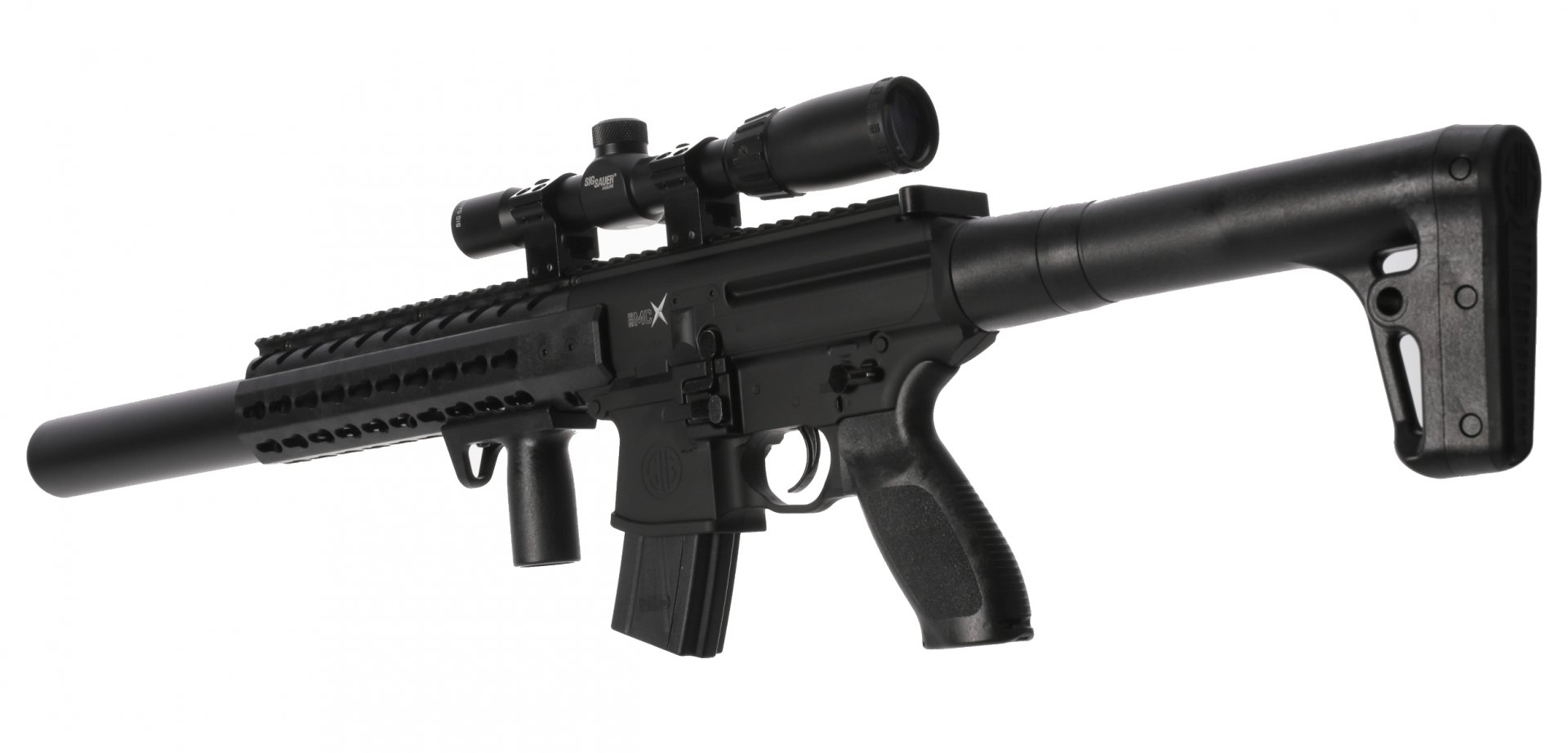 Vzduchový samopal Sig Sauer MCX Scope černý