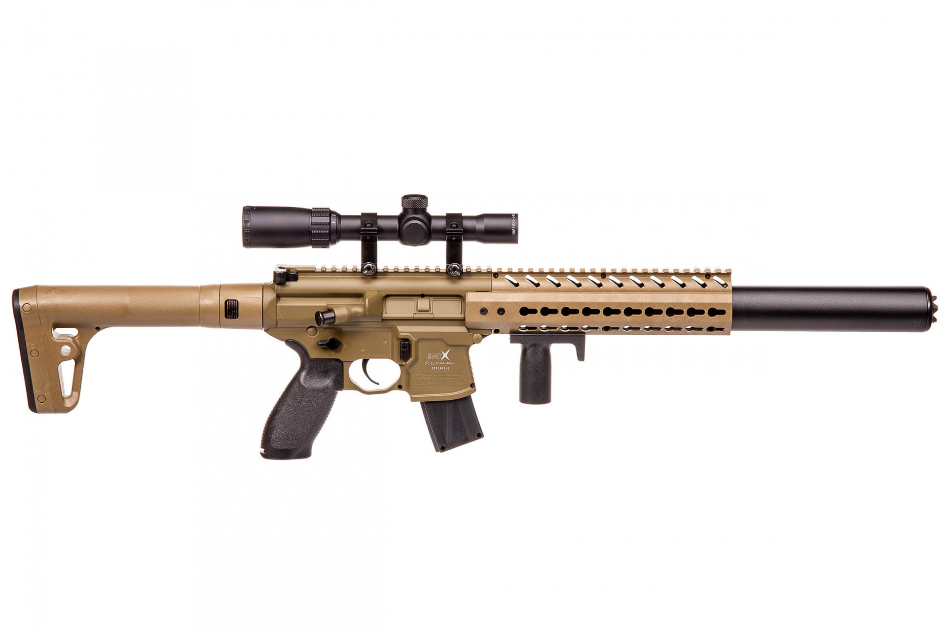 Vzduchový samopal Sig Sauer MCX Scope FDE