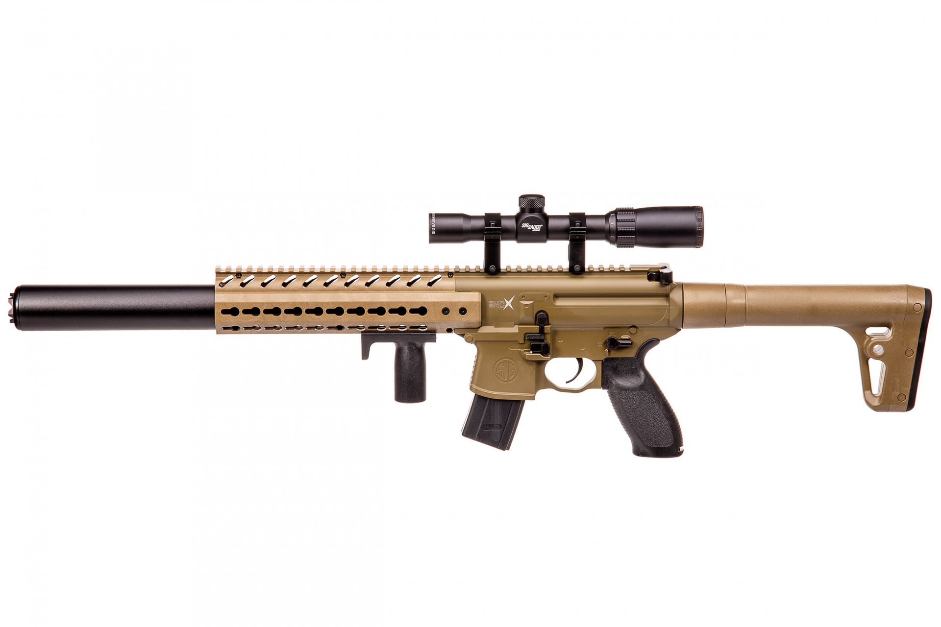 Vzduchový samopal Sig Sauer MCX Scope FDE