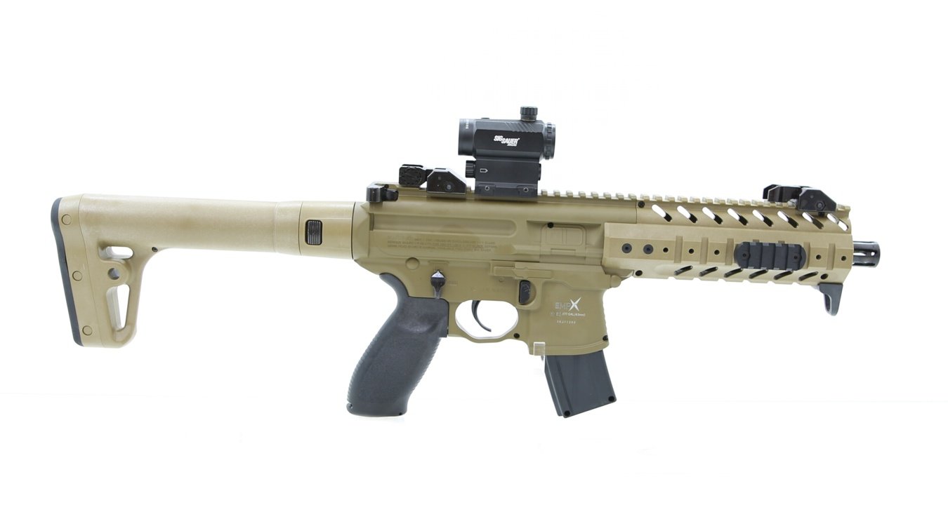 Vzduchový samopal Sig Sauer MPX Red Dot FDE