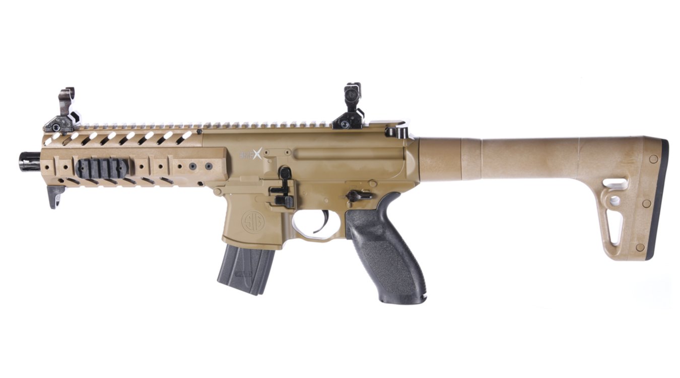 Vzduchový samopal Sig Sauer MPX Red Dot FDE