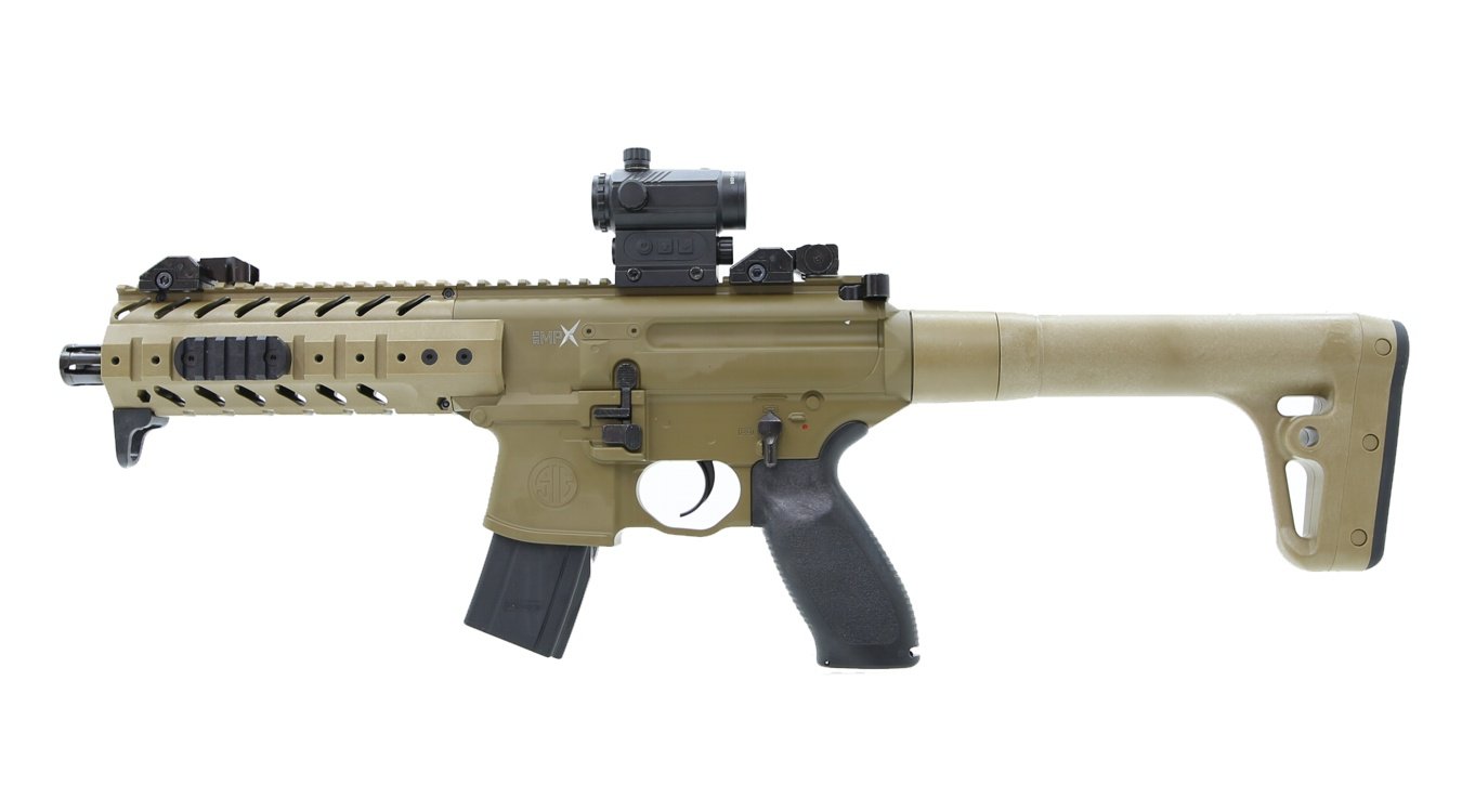 Vzduchový samopal Sig Sauer MPX Red Dot FDE