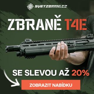 🔥 Mega sleva na T4E zbraně! 🔥 Využijte 10% slevu na všechny T4E zbraně, ideální pro trénink a sebeobranu, a navíc 20%...